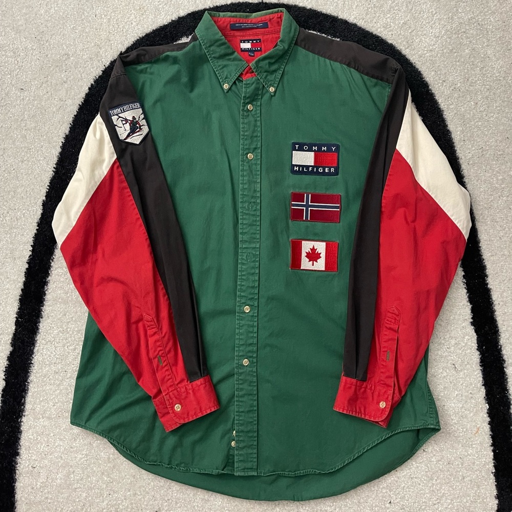Vintage Tommy Hilfiger Button Down Shirt sz. XL